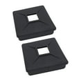 thumbnail image 1 of 4" Square Rubber Bumper Plug End Cap Cover RV Camper Trailer - 2 Pack, 1 of 3