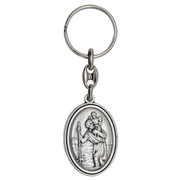 4" St. Christopher Keychain