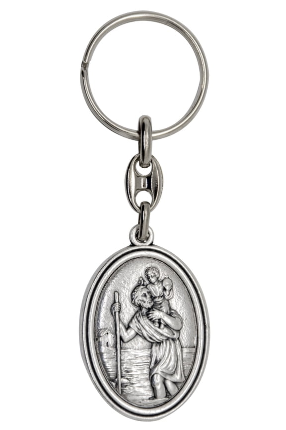 4" St. Christopher Keychain