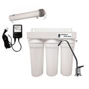 4 Stage 10-inch Drinking Water Filter for Sediment, Lead, Iron, Chlorine, Chemicals, and Odors with UV Sterilizer