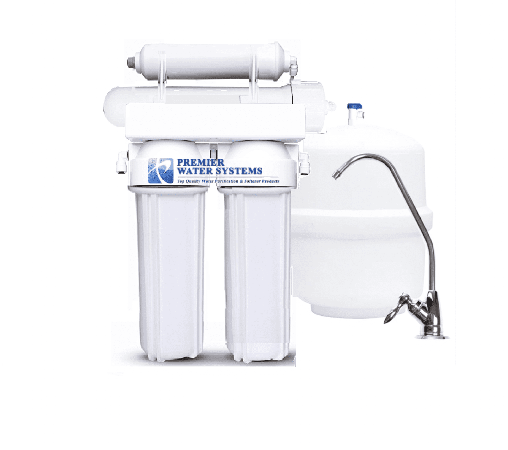 4 Stage: Complete Home Under-Sink Reverse Osmosis Drinking Water Filtration System 100 GPD