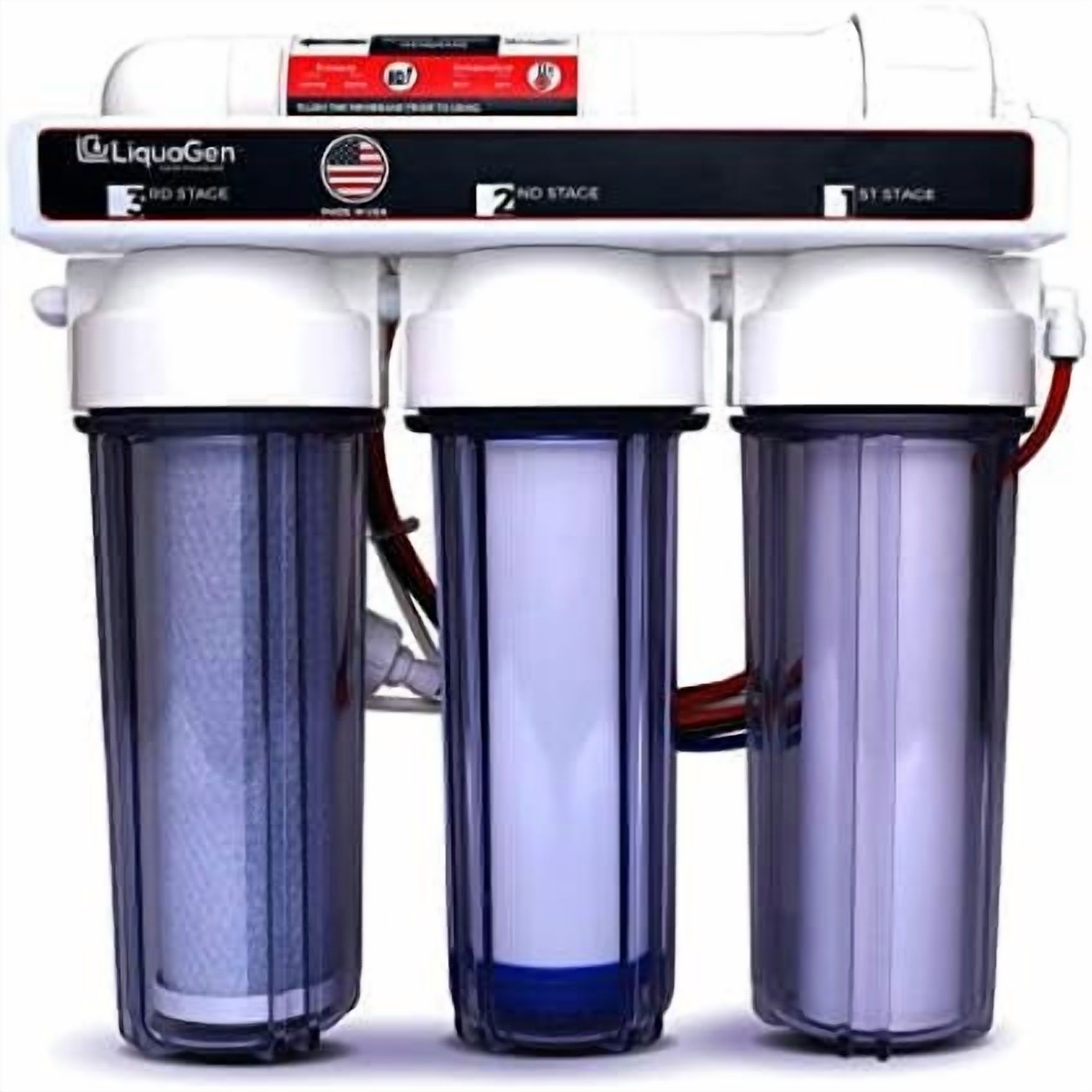 18+ Hydroponic Water Filtration - 4 Stage Hydroponics Reverse Osmosis Water Filtration System- 100 GPD
