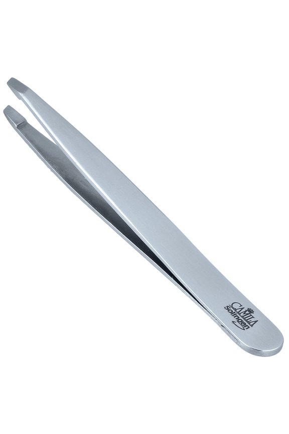 4" Stainless Steel Slanted Tip Tweezers
