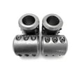 thumbnail image 1 of 4 Steel tube clamps bolt on 1.25" 1 1/4" roll cage mounts, 1 of 3