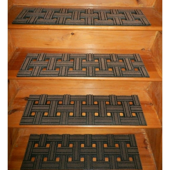 4 = Step 8.1/2 x 30'' 100% Rubber Outdoor Stair Treads