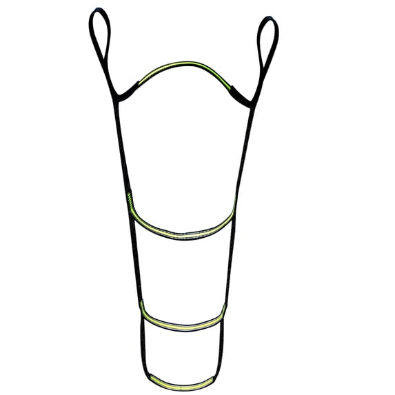 4 Step Hunting Climbing Aider w/High Visibility Steps Marine Rope Ladder for Inflatable Boat, Kayak, Motorboat, Canoeing