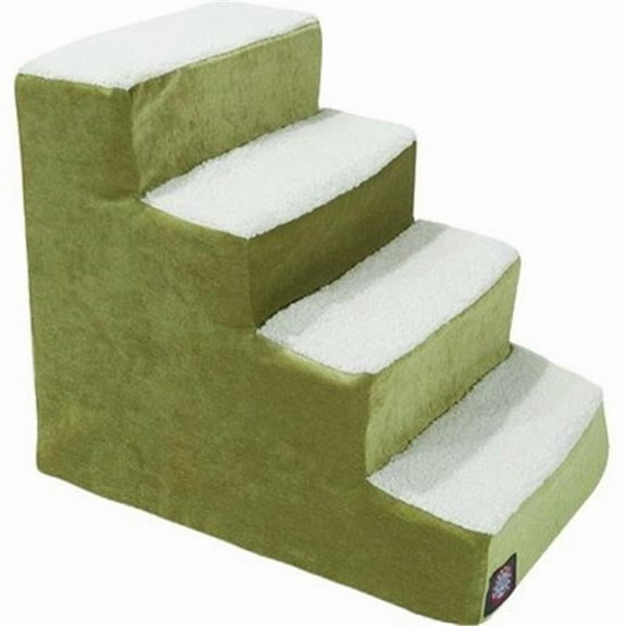 4 Step Villa Sherpa Pet Stairs, Apple