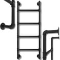 thumbnail image 1 of 4-Step Wall-Mounted Ladder – Basement Egress Window Well Exit – 4 Rung Wall-Fixed Ladder, 1 of 9