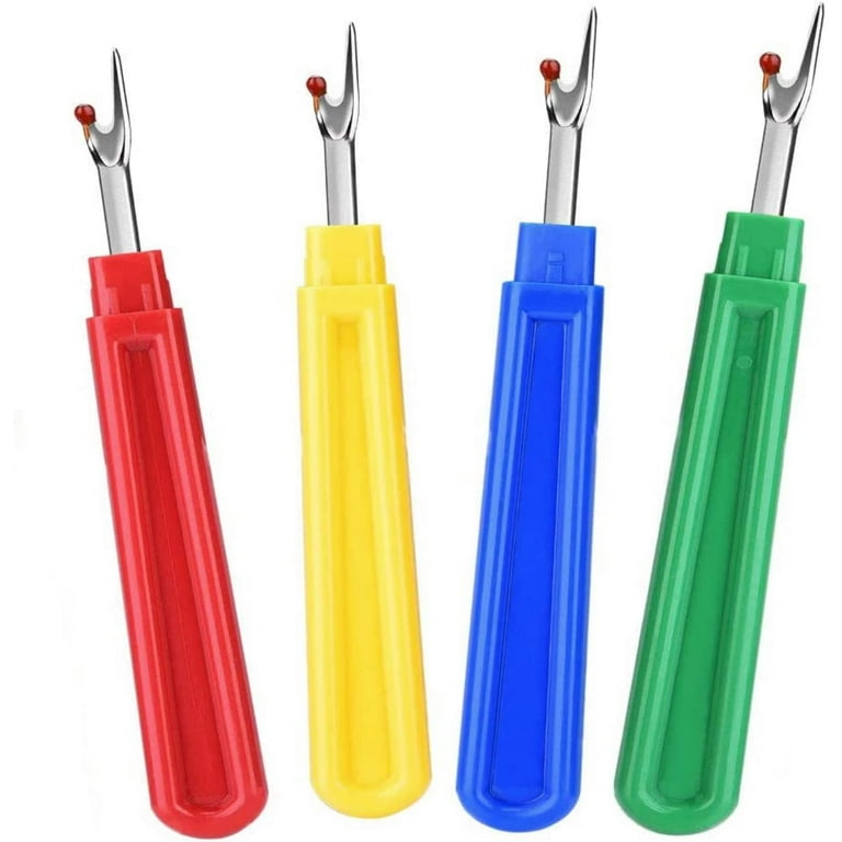 Mudder 5 Pieces Colorful Seam Ripper Large Stitch Ripper Sewing Tool Ergonomic Thread Remover Tool with Handy Handles for Sewing Crafting Embroidery