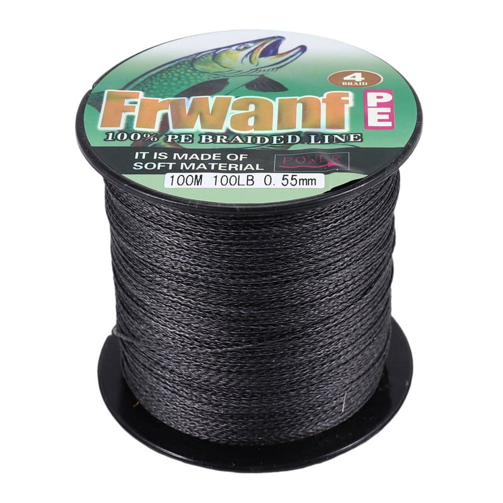 black braided nylon fishing line Dorisea Extreme Braid 100% Pe 109Yards-2187Yards 6-550Lb Test Fishing Wire Fishing String Incredible Superline Zero Stretch (100m/109Yards 6lb/0.10mm) : Sports & Outdoors Available in 150–3000 yards and 6–300 lb test. HERCULES Black fade free fishing