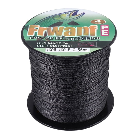 4 Strand 100M PE Braided Fishing Line Super Strong Multifilament Thread For Carp 100LB