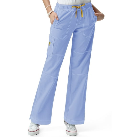 4-Stretch by WonderWink Women's 5214 Sporty Cargo Scrub Pant-FREE SHIPPING