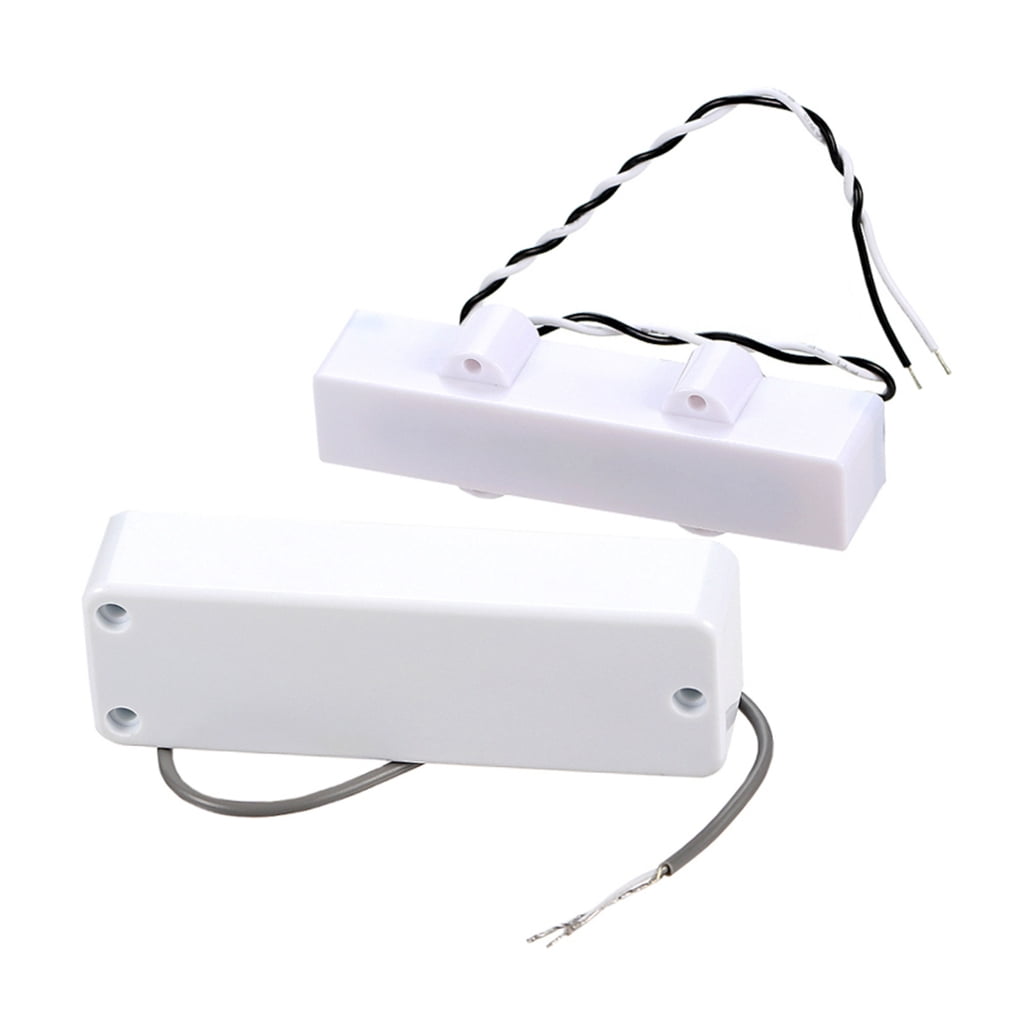 4 String Electric Bass Guitar Humbucker Pickups Sealed Alnico 5 Bass Pickup Set Electric Bass Guitar Parts & Accessories