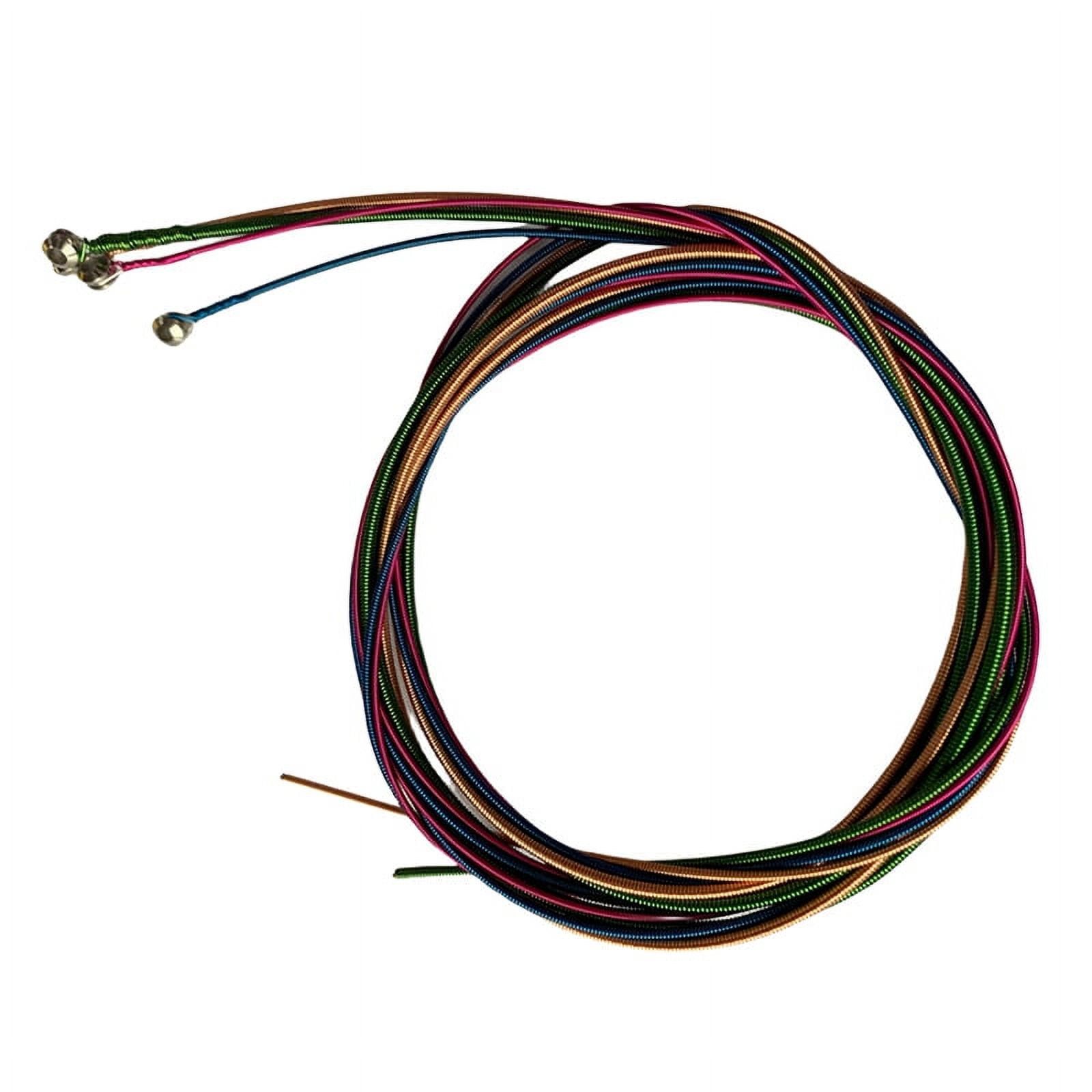 Electrical String Set 4 String Electric Bass String Set Guitar Bass Strings Colorful Guitar ...
