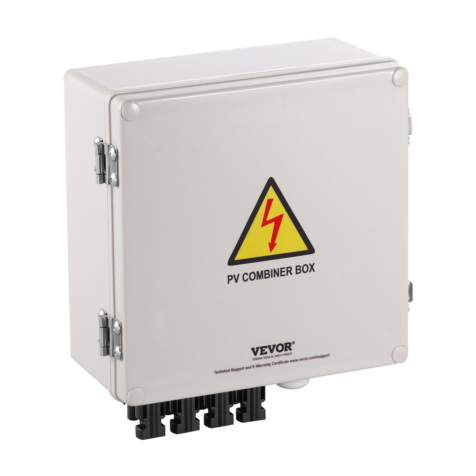 4 String Solar PV Combiner Box, 10A Fuse, ABS IP65 Weatherproof ...