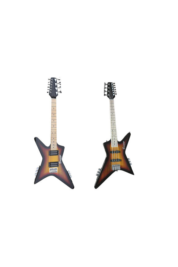 4 String bass/ 6 string guitar Mini (Left Bass/Right Guitar)