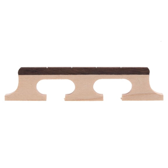 4 Strings Banjo Bridge Banjo Musical Instruments Maple & Ebony Bridge Easy to Use Banjos Accessories