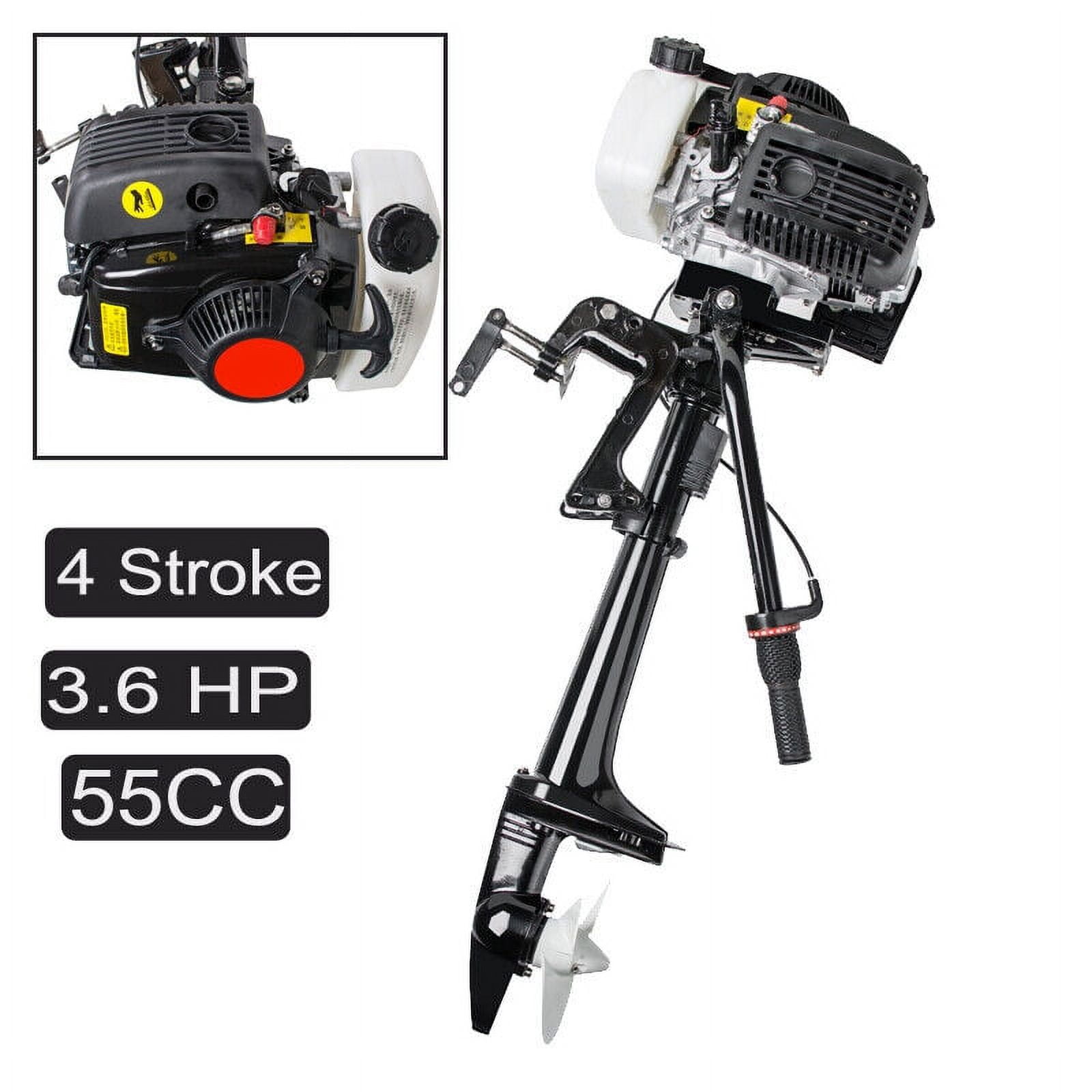 4-Stroke 4HP Jet Pump Outboard Motor Fishing Boat Engine 55CC Boat Kayak Motor