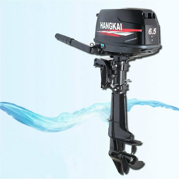 Miumaeov 6.5HP Outboard Boat Motor Engine 4-Stroke Updated with Water Cooling System