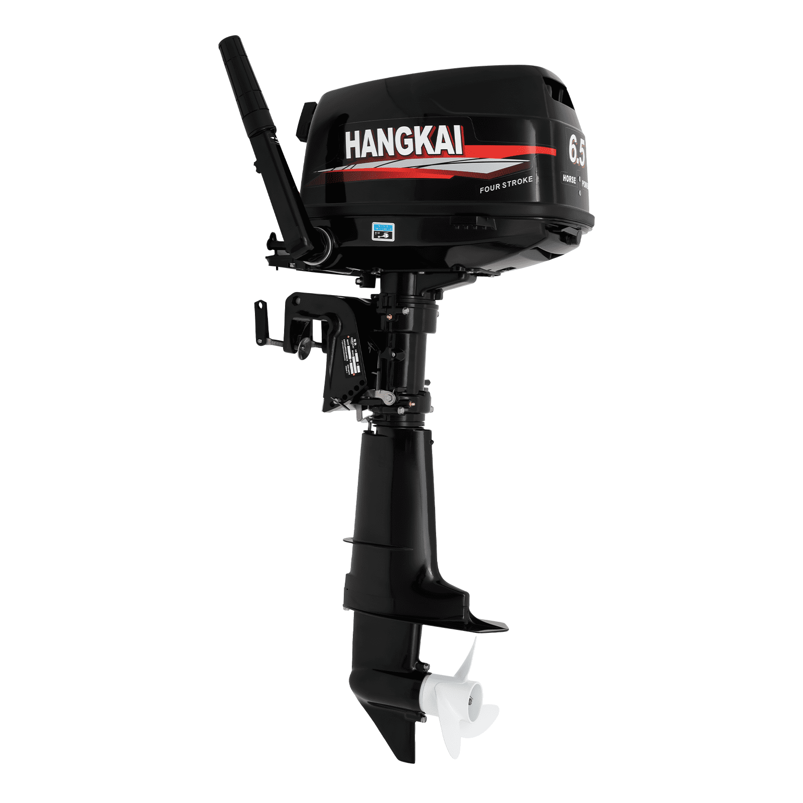 4-Stroke 6.5HP Outboard Motor 12L 123CC Boat Marine Engine Water-Cooling System