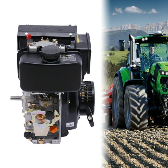 4-Stroke Diesel Engine, 5HP, 247cc, Direct Injection System, Air Cooling, 3600 RPM, with Pressure Reducing Valve for Power Efficiency in Work