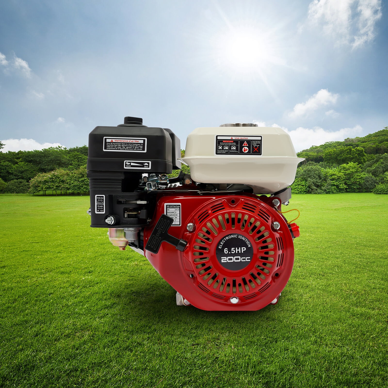 4 Stroke Gas Engine for Honda GX160 OHV Air Cooled Horizontal Shaft 5HP 200cc