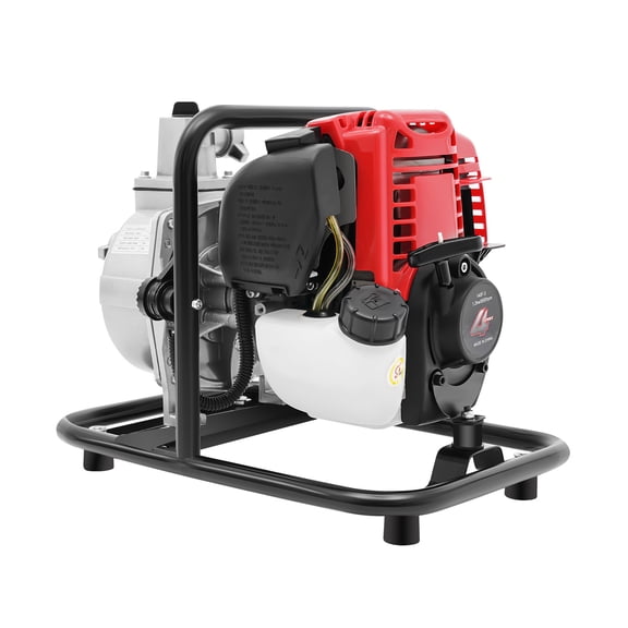 4-Stroke Gas Powered Water Pump, 1 Inch High Pressure Trash Water Transfer Pump for Farm Irrigation