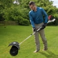thumbnail image 1 of 4-Stroke Lawn Yard Sweeper, 1kw/1.4hp Handheld Gasoline Power Broom for Sidewalks, Golf Courses, 1 of 21