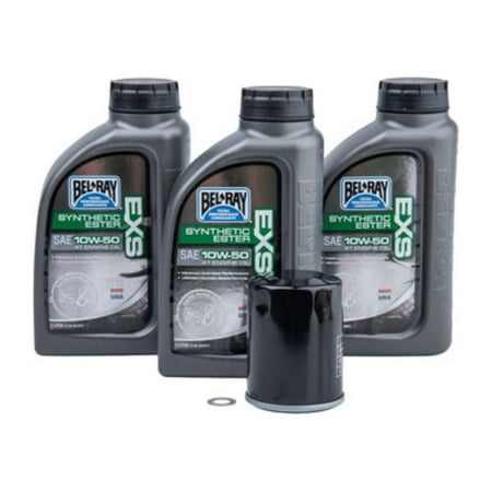 4-Stroke Oil Change Kit Bel-Ray EXS Full Synthetic Ester 10W-50 for Polaris RANGER RZR PRO 4 XP 1000 Premium 2020