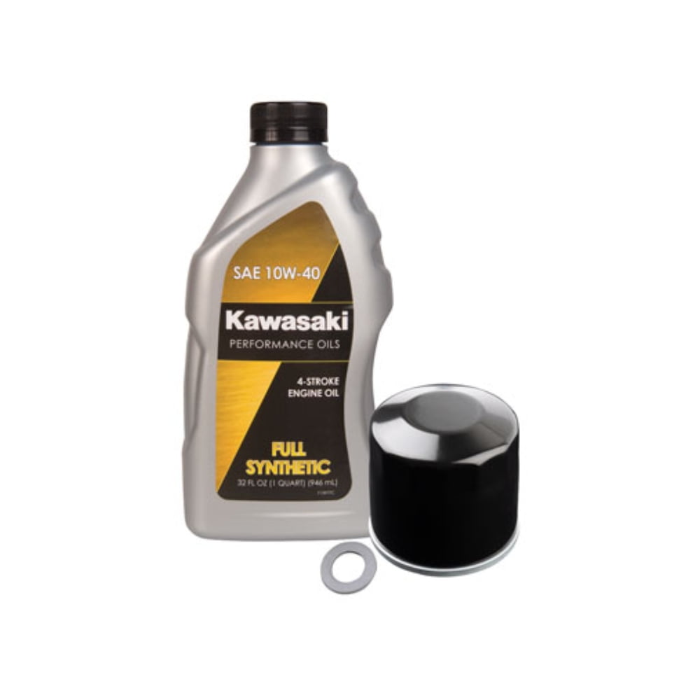 4-Stroke Oil Change Kit Kawasaki Full Synthetic 10W-40 for