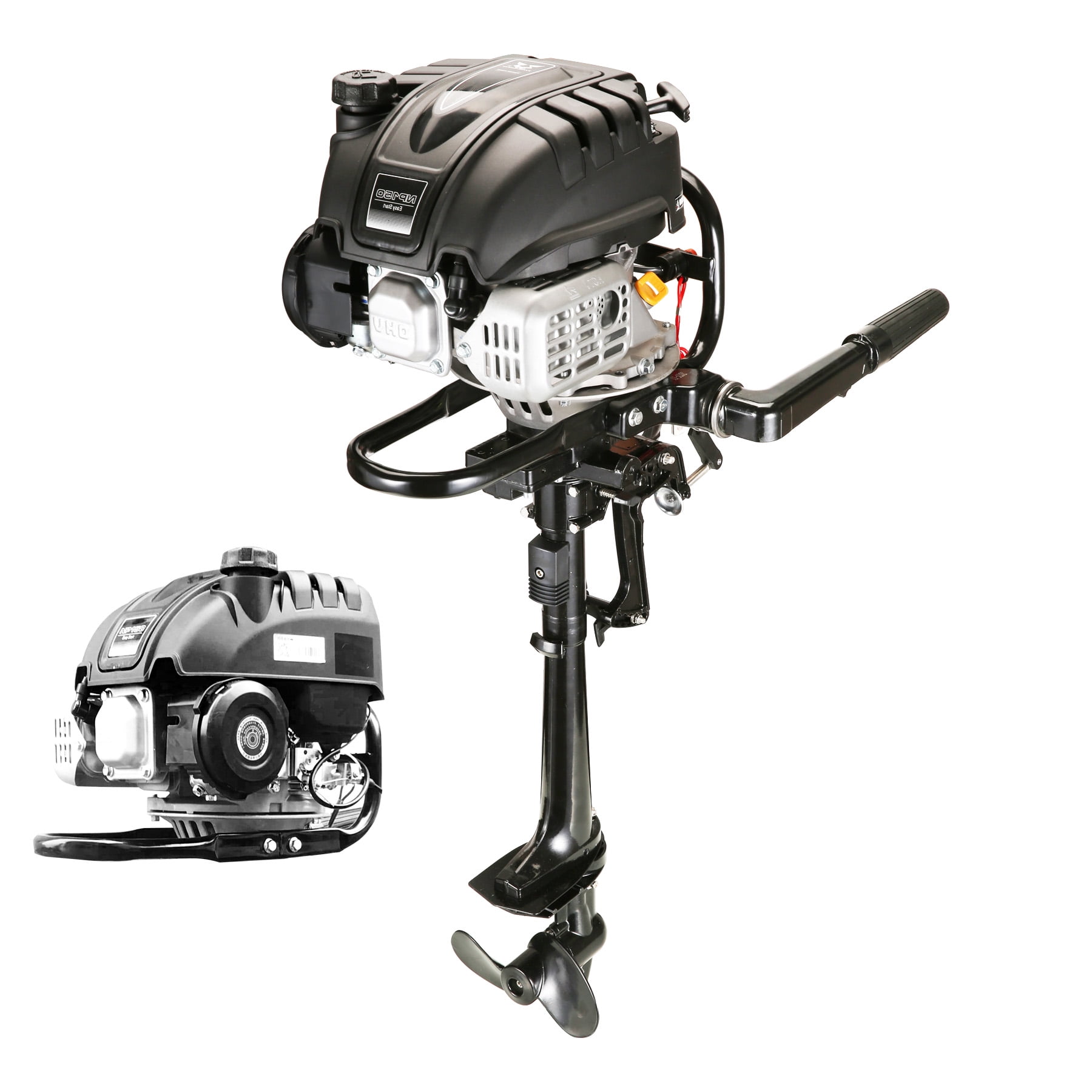 4 Stroke Outboard Motor 5 hp Outboard Boat Motors for Inflatable, Kayak