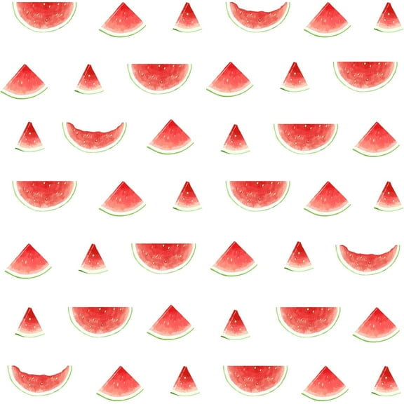 4 Style Total 47pcs Watermelon Wall Decal Summer Wall Sticker Self-Adhesive Fruits Wall Art Sticker