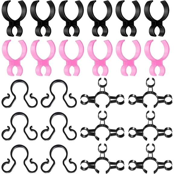 4 Styles 24PCS Champagne Bottle Clip Single Double Three Bottle Holder Safety Clips