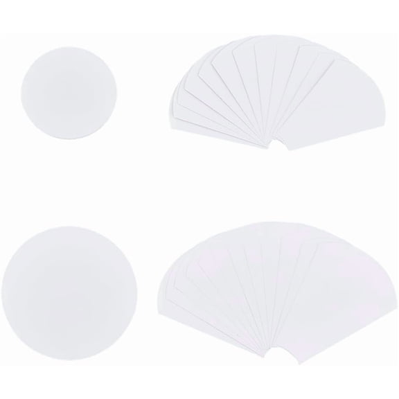 4 Styles 88Pcs Patchwork Paper Quilting White Paper Piecing Templates for Quilting Patchwork Quilt Template English Paper Piecing for Sewing Projects for DIY