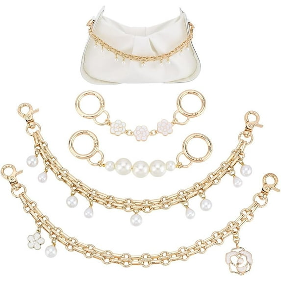 4 Styles Purse Chain 11 Inch 5.7 inch Bag Charms Purse Extender Chain ...