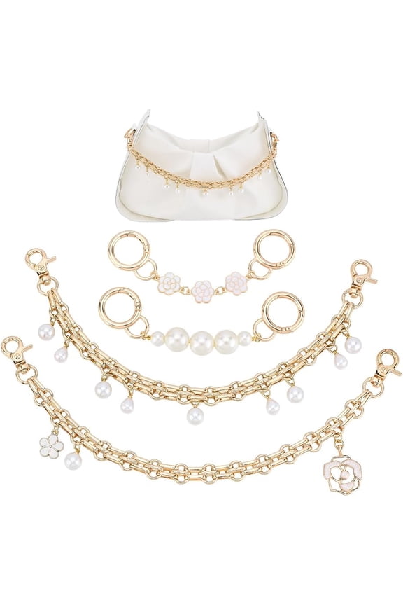 4 Styles Purse Chain 11 Inch 5.7 inch Bag Charms Purse Extender Chain Short Bag Chain Strap Chains