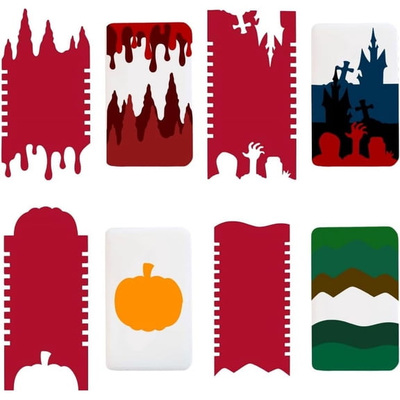 4 Styles Soap Scraper Shaping Tool Pumpkin Graveyard Tree Wave Soap Scraper Shaping Tool DIY