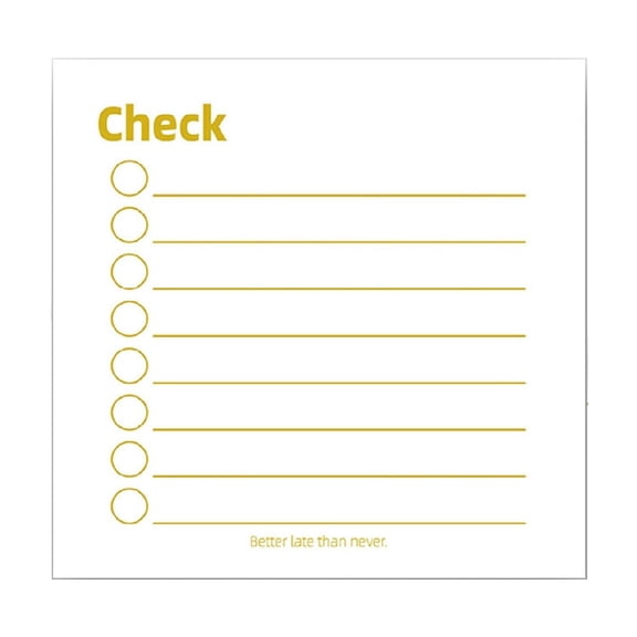4 Styles To Do list Notepad, 3x3 In Lined Checklist Memo Pad, 50 Sheets Grid Sticky Notes Perfect for Students Workers and Home Use, to Keep Schedule and Ideas Organized, Yulin C