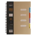 thumbnail image 1 of 4 Subject Notebook College Ruled 8.5x11 240 Pages Spiral Notebook with Dividers Tabs, Khaki, 1 of 2