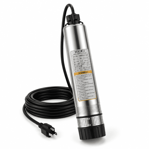 4" Submersible Septic Tank Pump 1/2115v 26gpm 138ft Head
