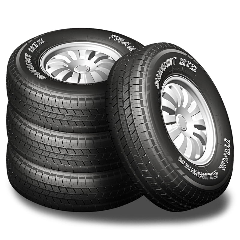 4 Summit Trail Climber H/T II OWL 265/70R17 115T Highway 500AB 60K Mi ...