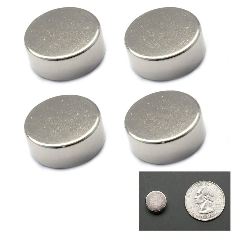 4 Super Strong Disc Magnets 1/2 5mm Rare Earth Neodymium 8 LB Strength  Round US