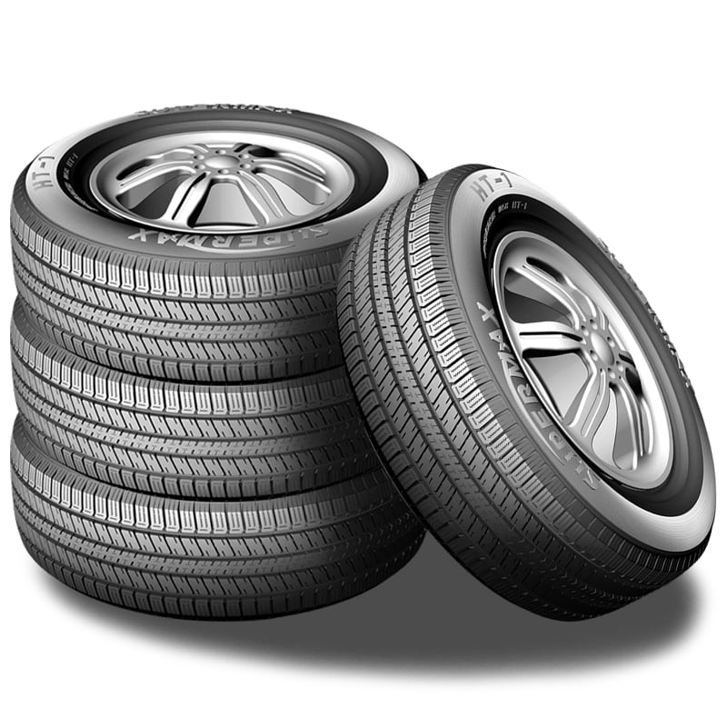 4 Supermax HT1 HT1 275/60R20 115T All Season SUV/Truck Tire 50000 Mile Warranty SUV2011HTKD