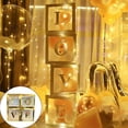 thumbnail image 1 of 4 Surprise Transparent Boxes Clearance! Balloon Box Transparent Wide Application Plastic Square Clear Diy Letter Box Decor, 1 of 9
