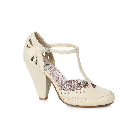 4" T-Strap Shoe With Detail