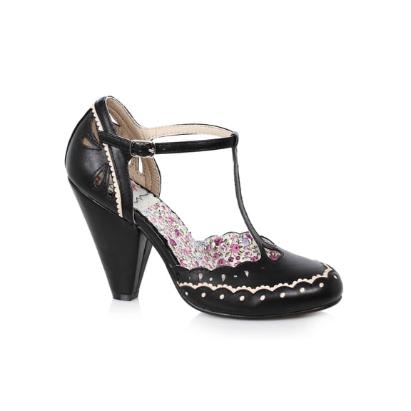 4" T-Strap Shoe With Detail