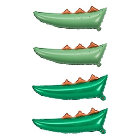 Green Dinosaur Tail Foil Balloon Set, 4 Count, by Way To Celebrate
