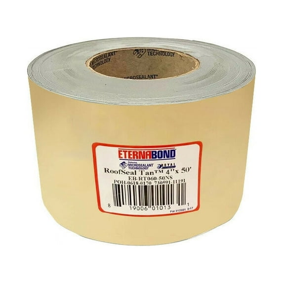 4" TAN Eternabond Roof Leak Repair Tape Patch Seal (25 Feet)