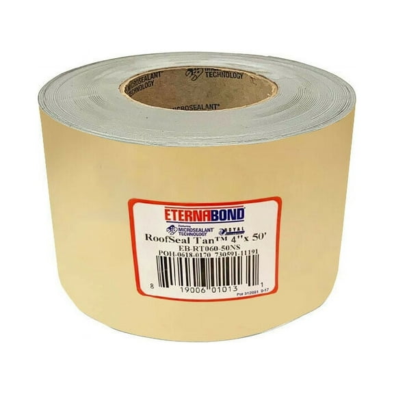 4" TAN Eternabond Roof Leak Repair Tape Patch Seal (5 Feet)