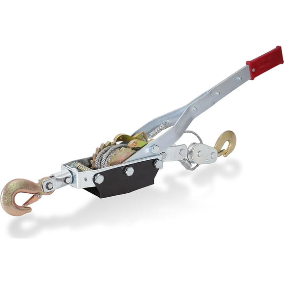 4 TON WINCH Dual Gear Power Ratcheting Pull System Heavy Duty Come-Along Tool